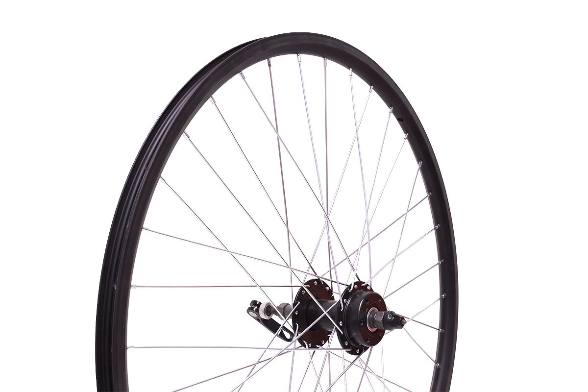 Колесо 26" MTB заднее под трещотку,дв.обод Qijian DA18 36H,алюм.втулка KT- M65R QR DISC 36H IS6,экцентрик,черный